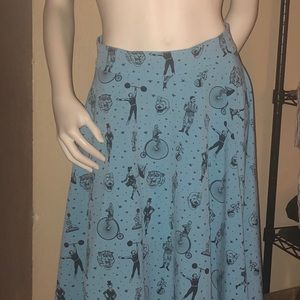 Rocksteady mid-calf skirt